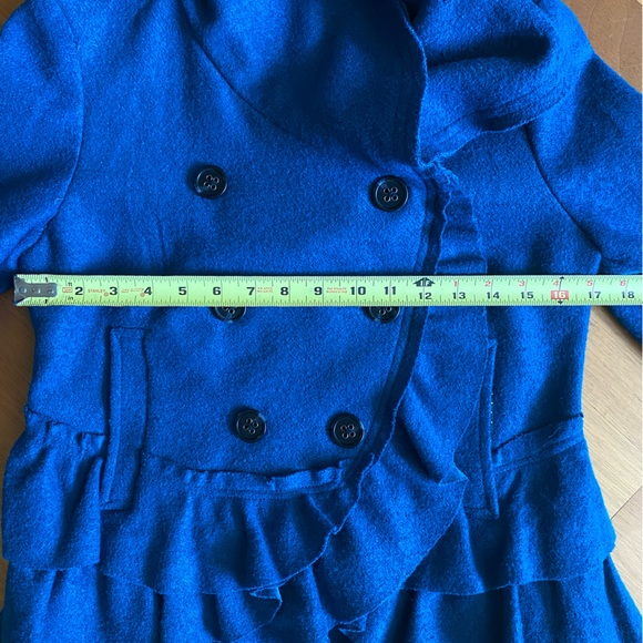 Elevenses Size 8 Turquoise Jacket - Picture 11 of 12